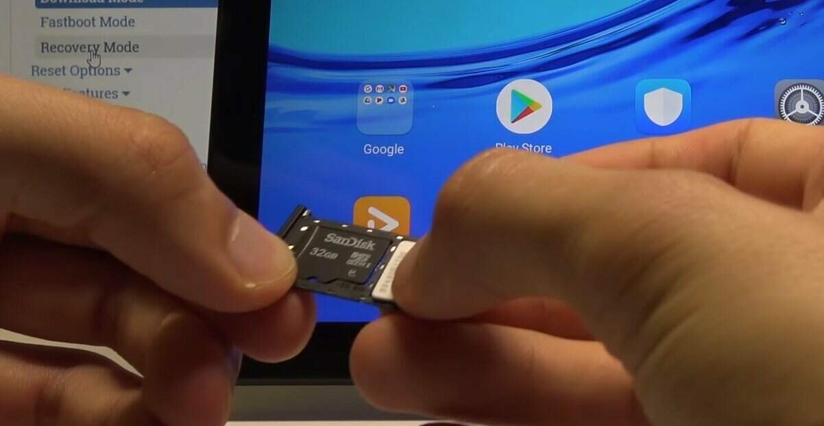 Cómo colocar una SIM Card en una tablet Huawei